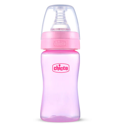 Feed Easy Pink Colored Narrow Neck Feeding Bottle (125 ml)
